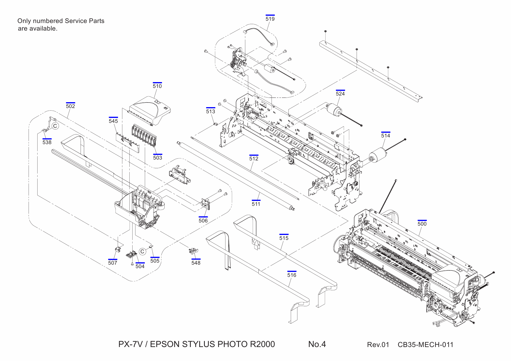 EPSON StylusPhoto R2000 Parts Manual-6